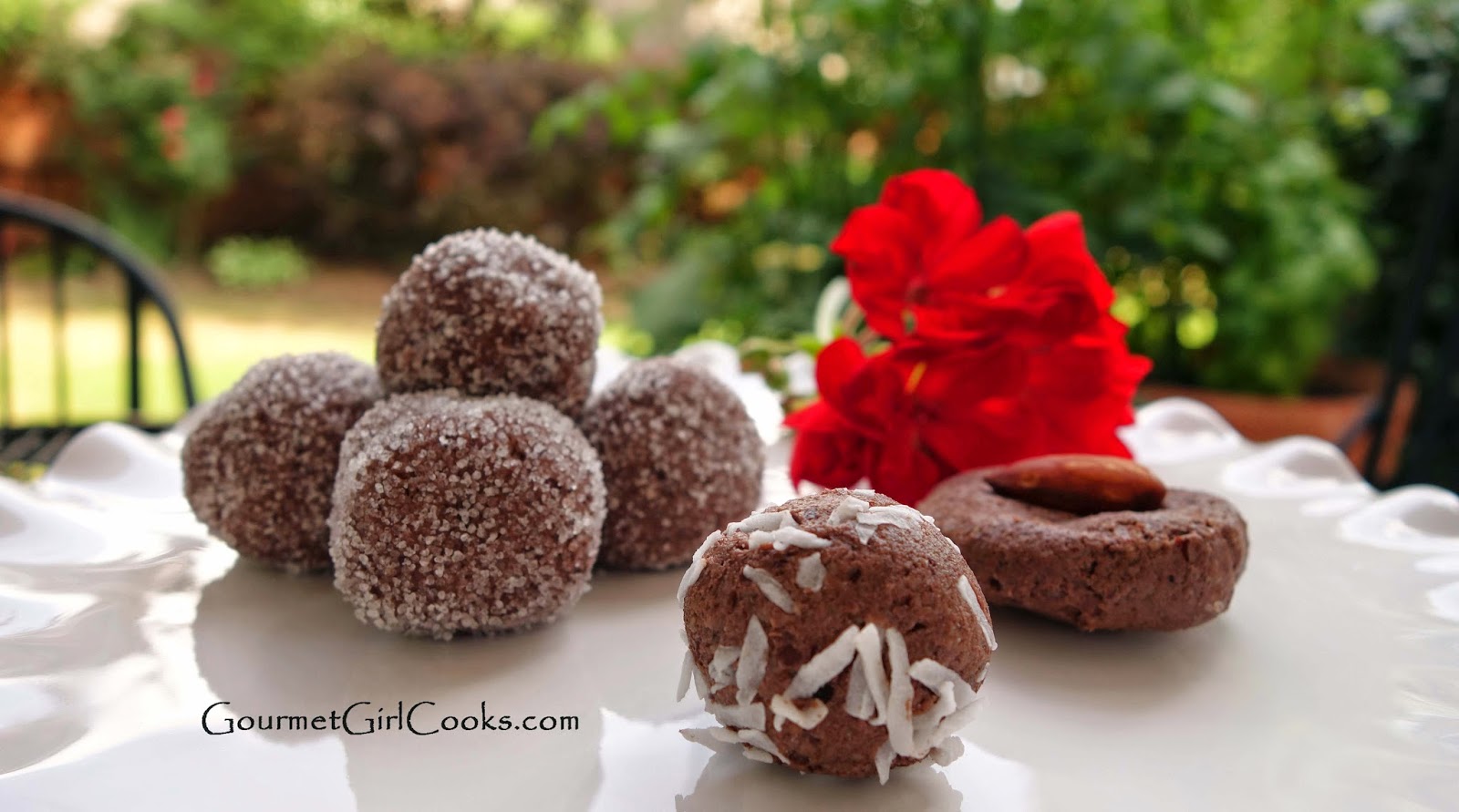 Gourmet Girl Cooks Chocolate Pecan Truffles No Bake & Sugar Free