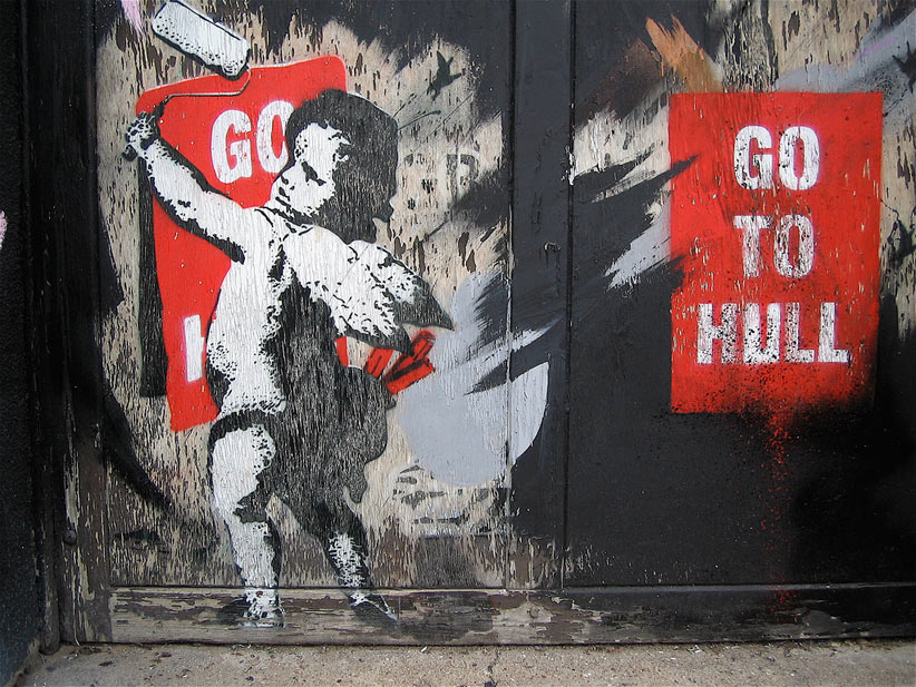 Bristol Street Art, Stencil Distorsion Urbana