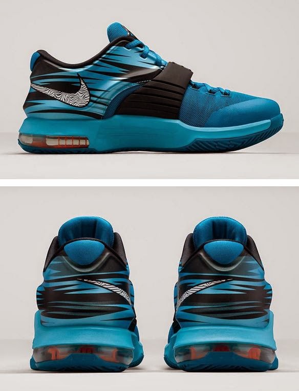 THE SNEAKER ADDICT: Nike KD 7 'Blue Lacquer' Sneaker + NIKEiD Options Available Now (Detailed