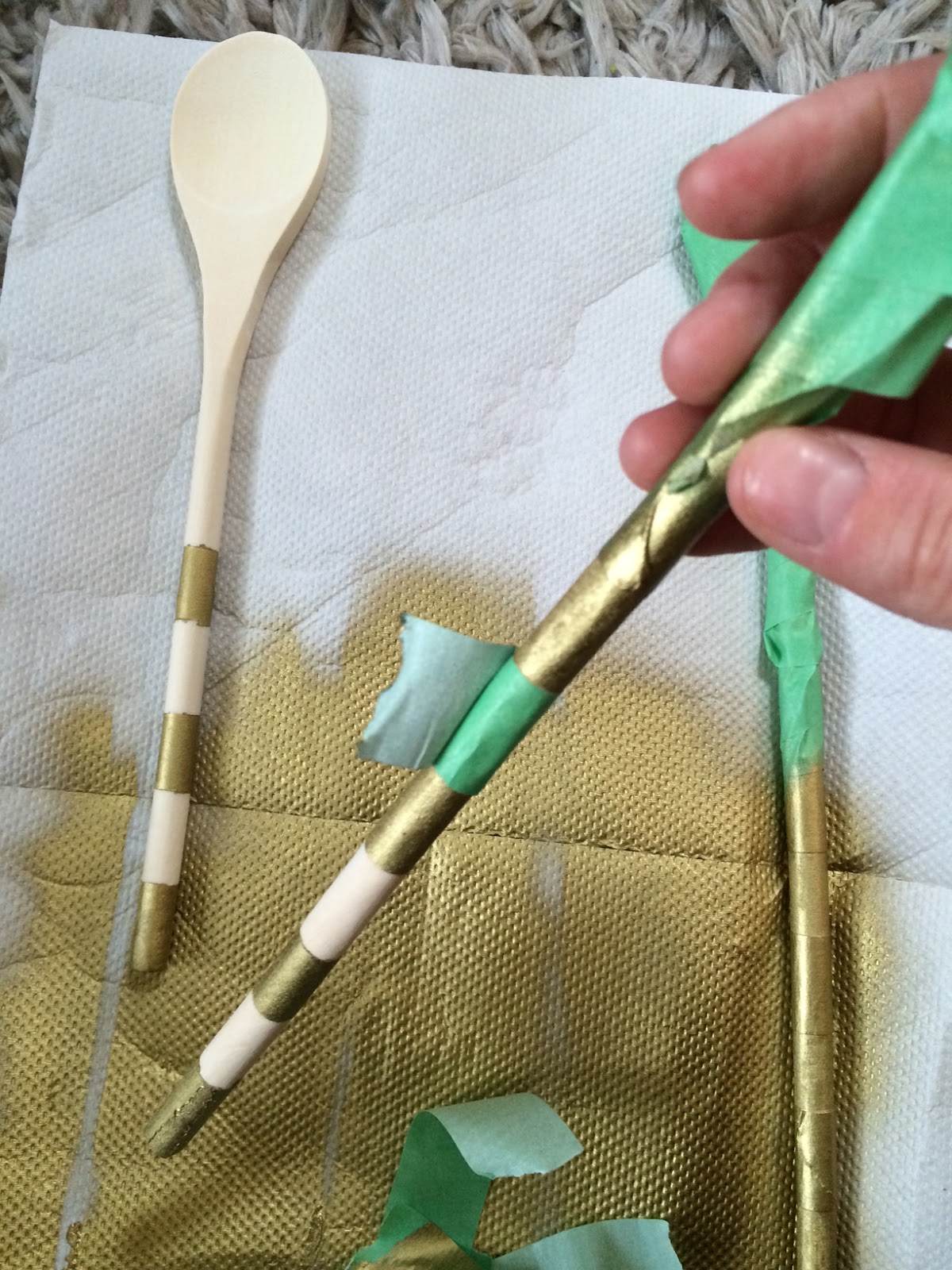 DIY Painted Spoons Hostess Gift Harlow & Thistle Home Design