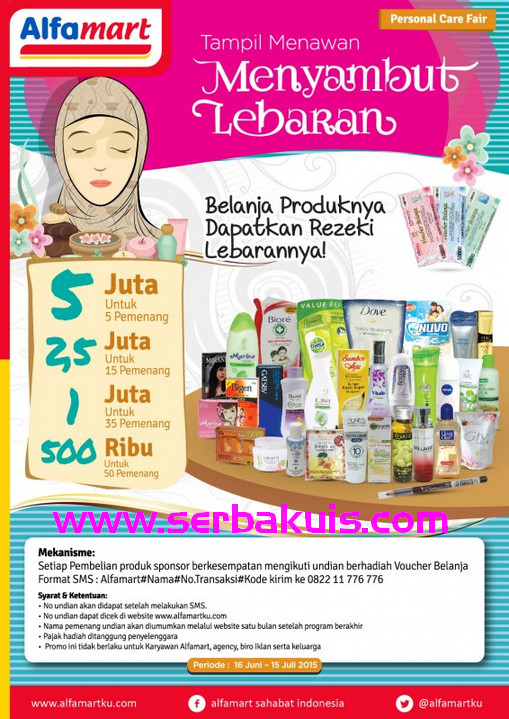 Undian Alfamart Personal Care Fair Undian Alfamart Personal Care Fair