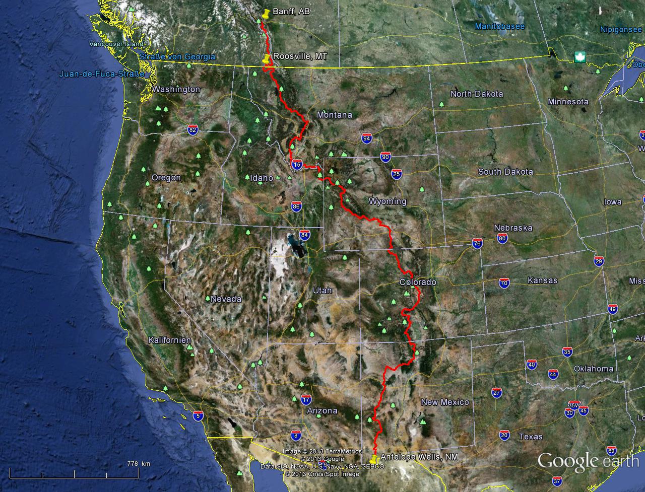 Tour Divide 2013 Was ist die Tour Divide?