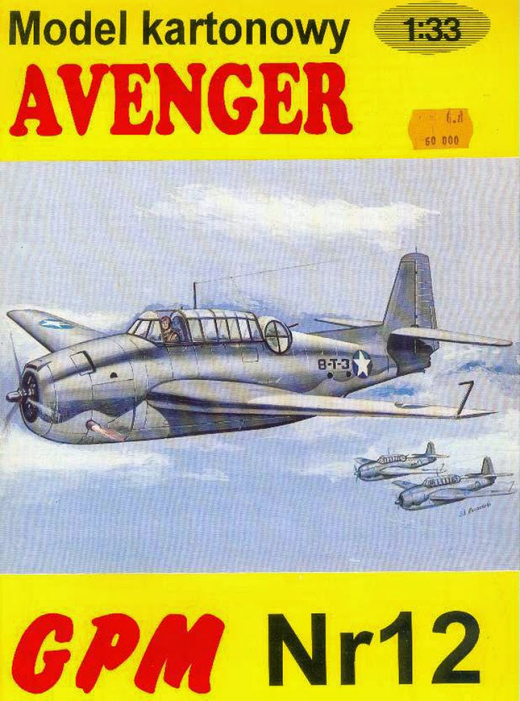 Air Paper Craft Model Tbm Avenger