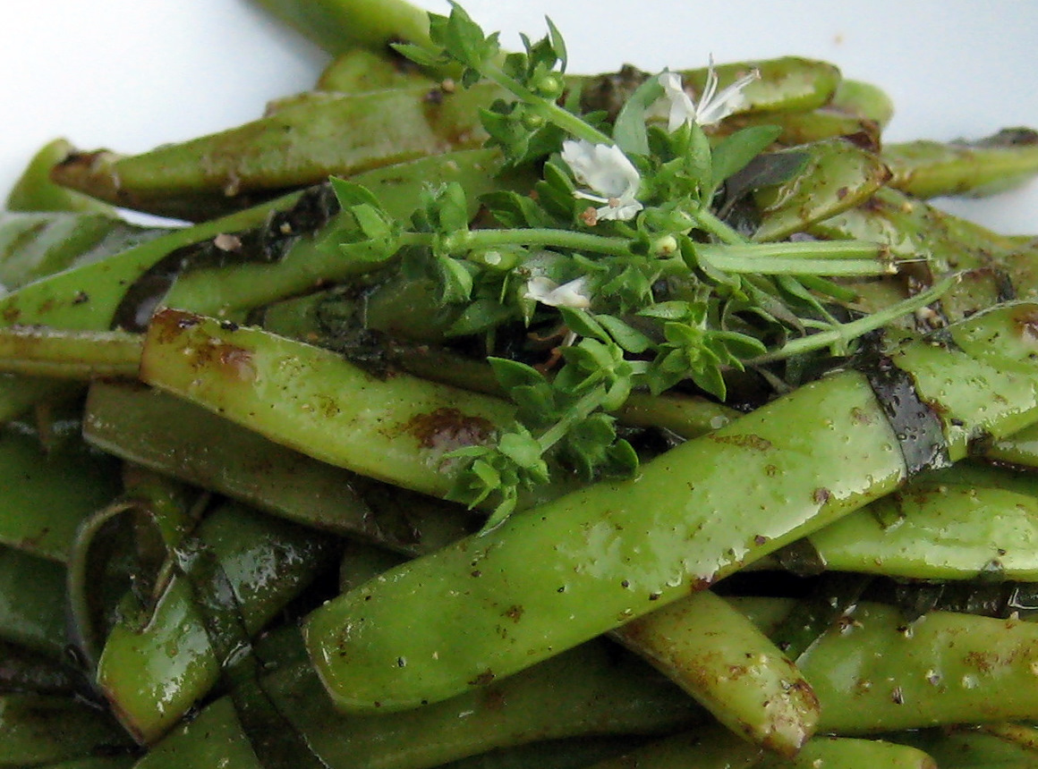 Cook Food. Mostly Plants. Sauteed Green Beans with Balsamic Reduction