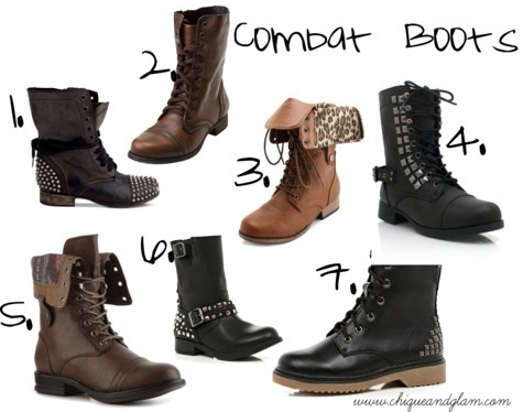 steve madden studded combat boots