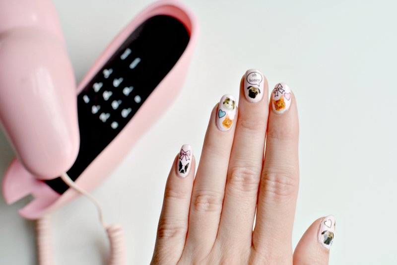 nails kitsch nail art BURKATRON