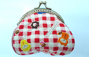 Japanese Patchwork Fabric Quilt Coin Pouch