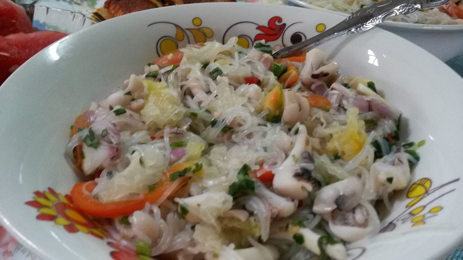 Cheq Da Kerabu Sotong Dengan Suhun