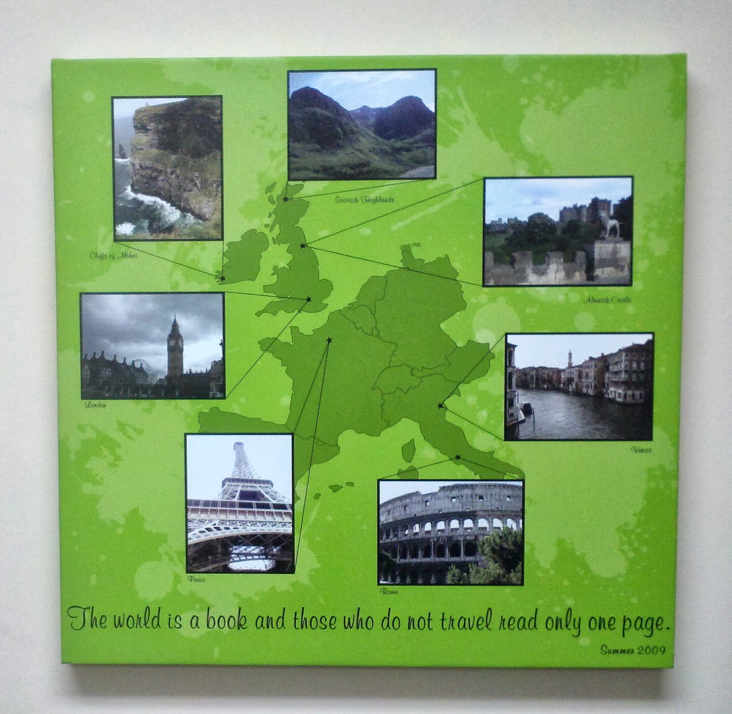 Canvas Wall Art Using Vacation Photos