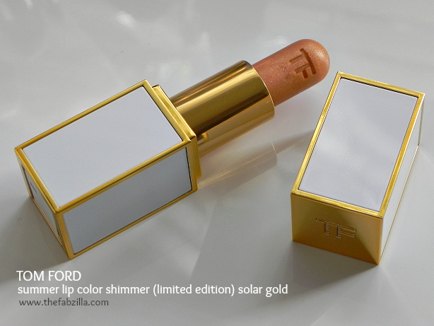 tom ford lip summer color shimmer, limited edition, review, swatch