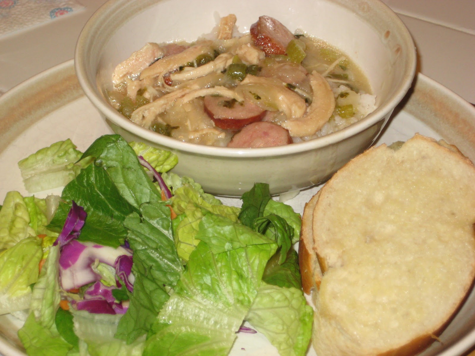 what salad to serve with gumbo