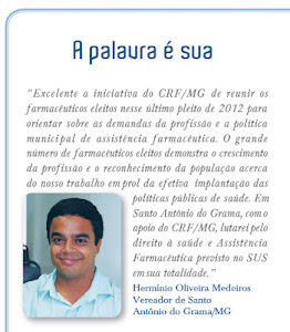 Vereador Hermínio na Edição n°33 da Farmácia Revista - CRF/MG