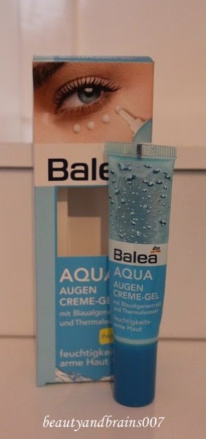Beautyandbrains007 Balea Aqua Eye Cream Gel