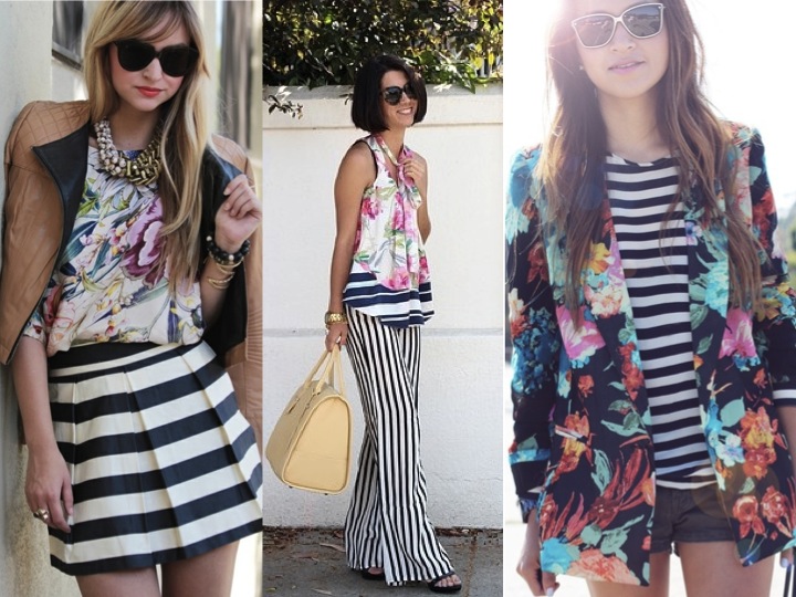Mixing Florals and Stripes
