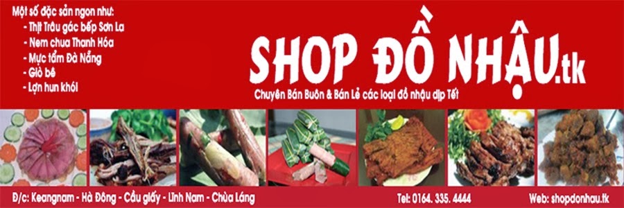 Shop đồ ăn nhậu Tết tại Hà nội