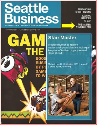 Seattle Stair & Design Featured in Seattle Business Magazine