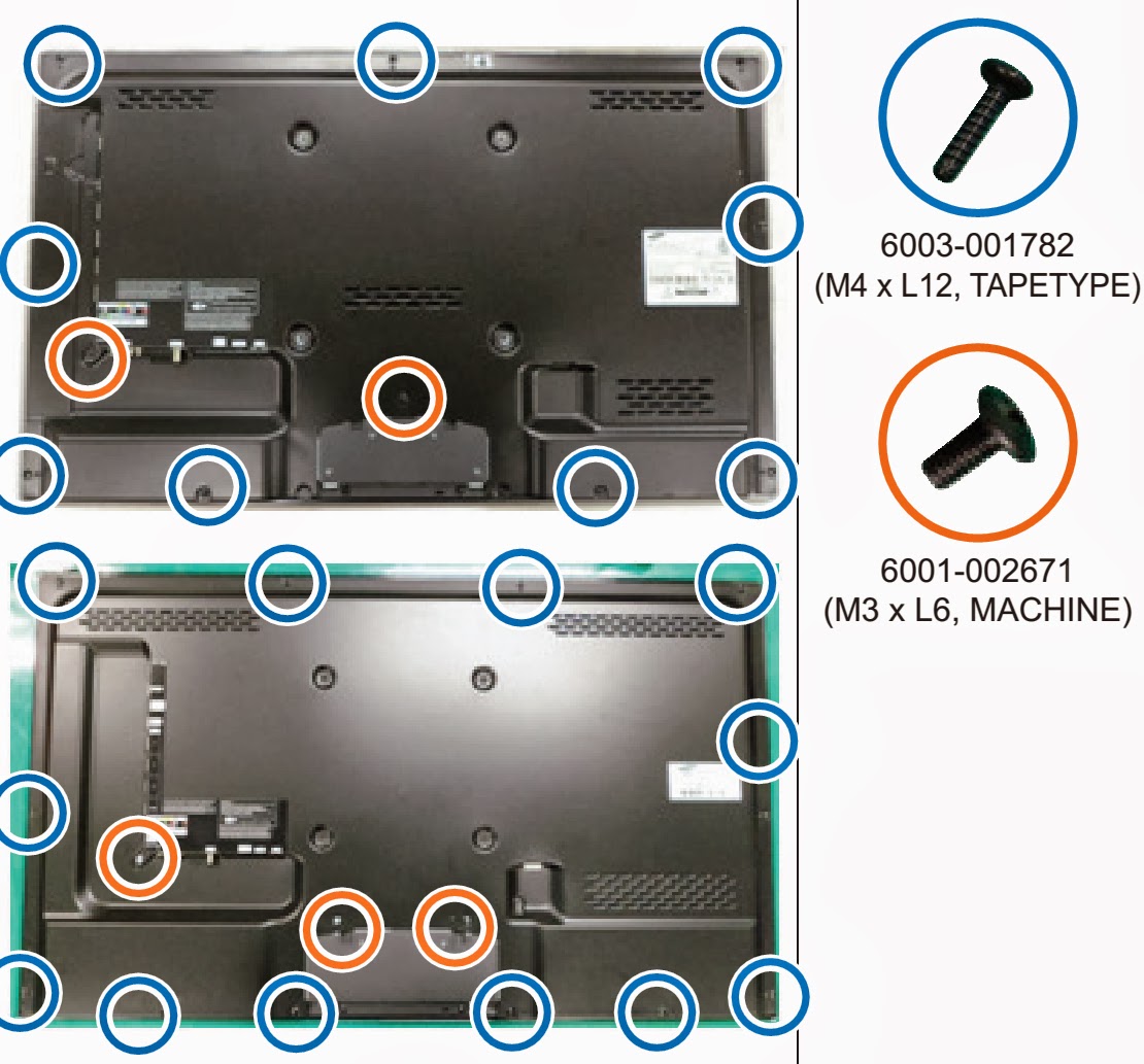 HOW TO DISASSEMBLE SAMSUNG UN32D5500RF_UN40D5500RF LED TV Electro