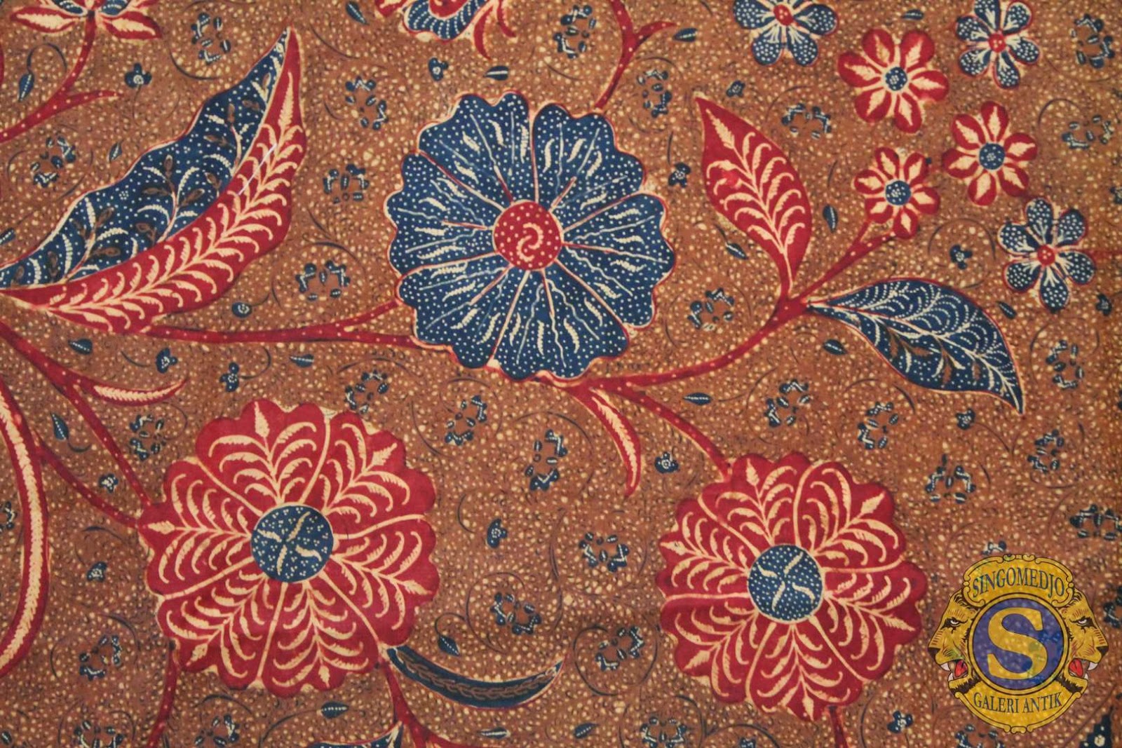 Iket kepala batik kopi tutung