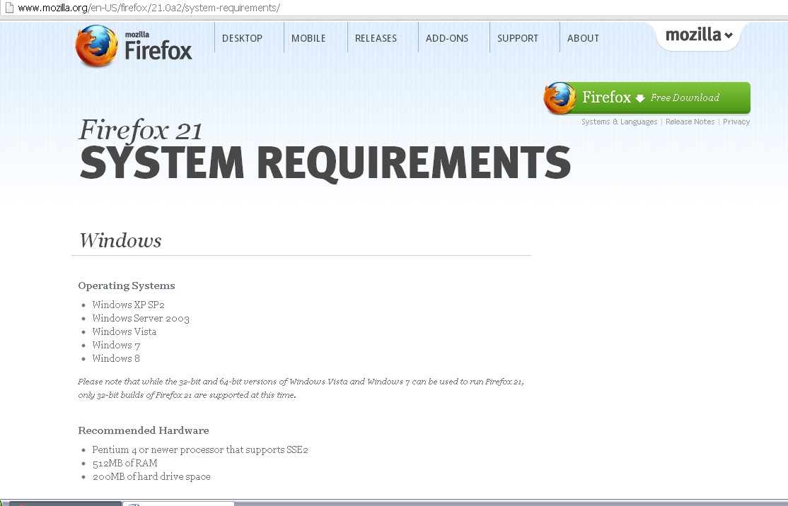 Mozilla Firefox 8 Free Download For Windows 7 32 Bit