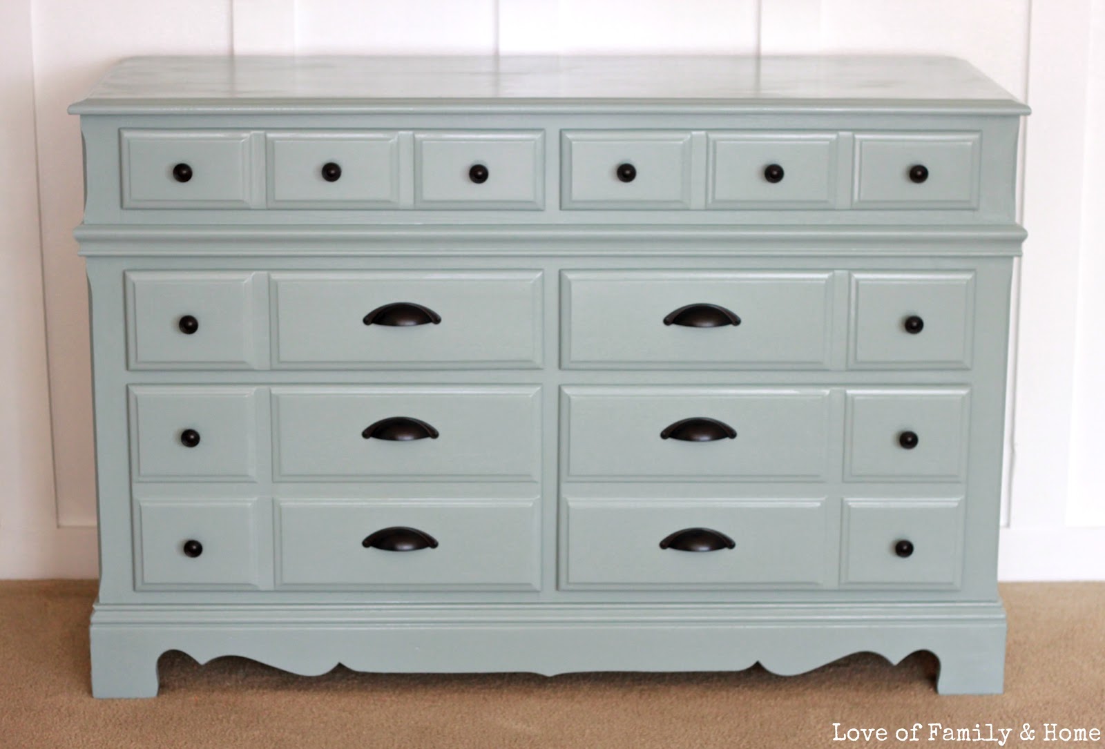 My Craigslist Dresser Makeover Reveal.... Love of Family & Home
