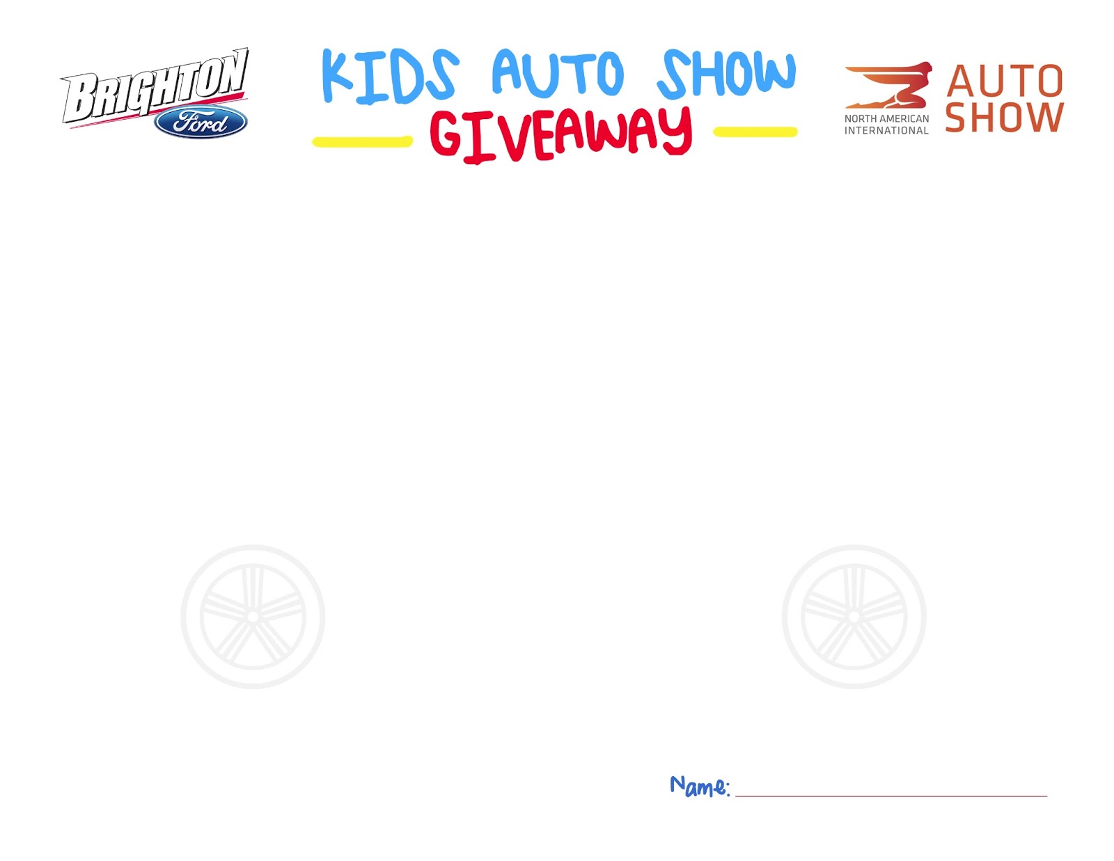 Brighton Ford Detroit Auto Show Ticket Giveaway