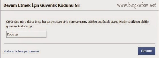 sms sifresi guvenlik kodu ile facebook hesabinin guvenligini arttir blogkafem net