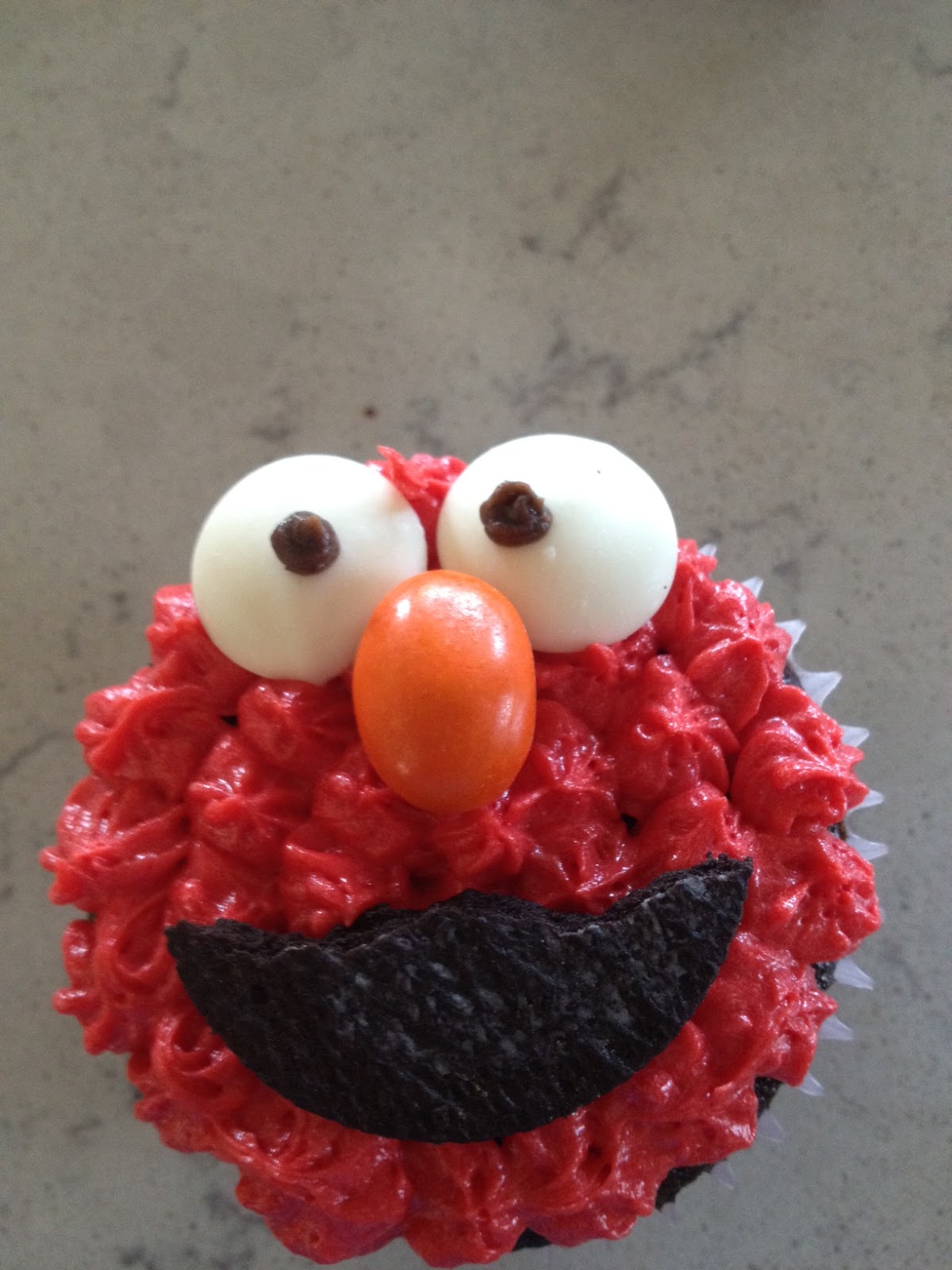 Tammy Is Blessed Elmo Sesame Street Cupcake Tutorial