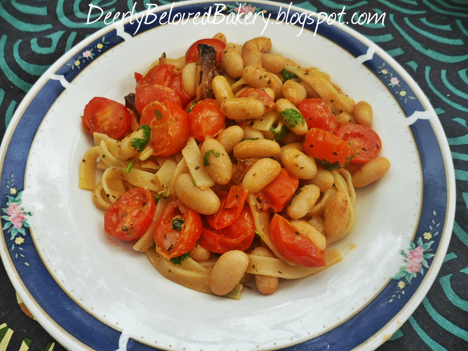 ♥ Deerly Beloved Bakery ♥ Cannellini Beans with Smoky Tofu 'Lardons'