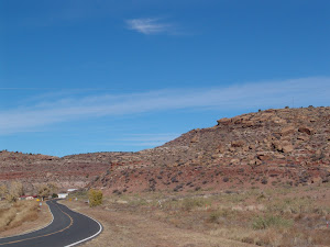 On the road back from Puerto de Luna