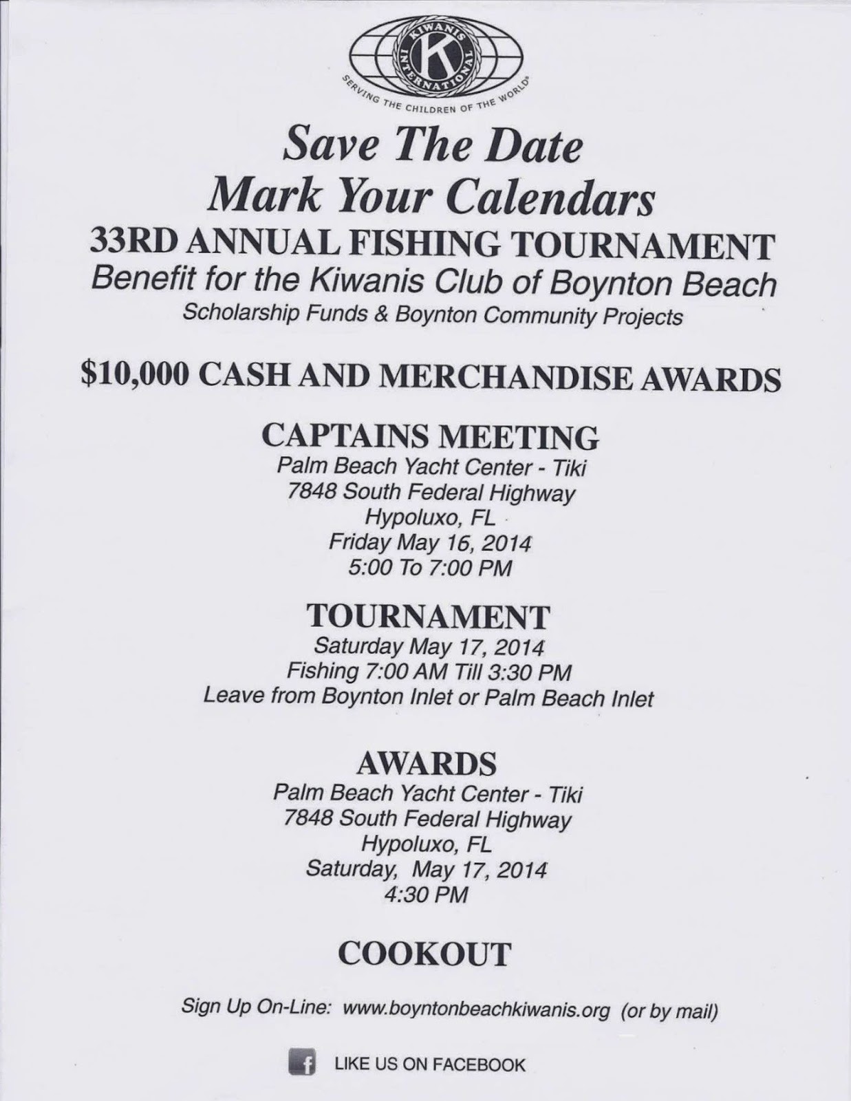 Shop Boynton Beach 33rd Annual Fishing Tournament Benefit for the