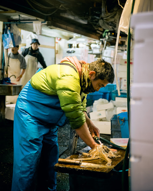 Tsukiji Fish Market Japan Fuji X100S