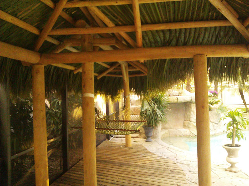 Tiki Hut and Hammock Relaxing in Your Tiki Hammock