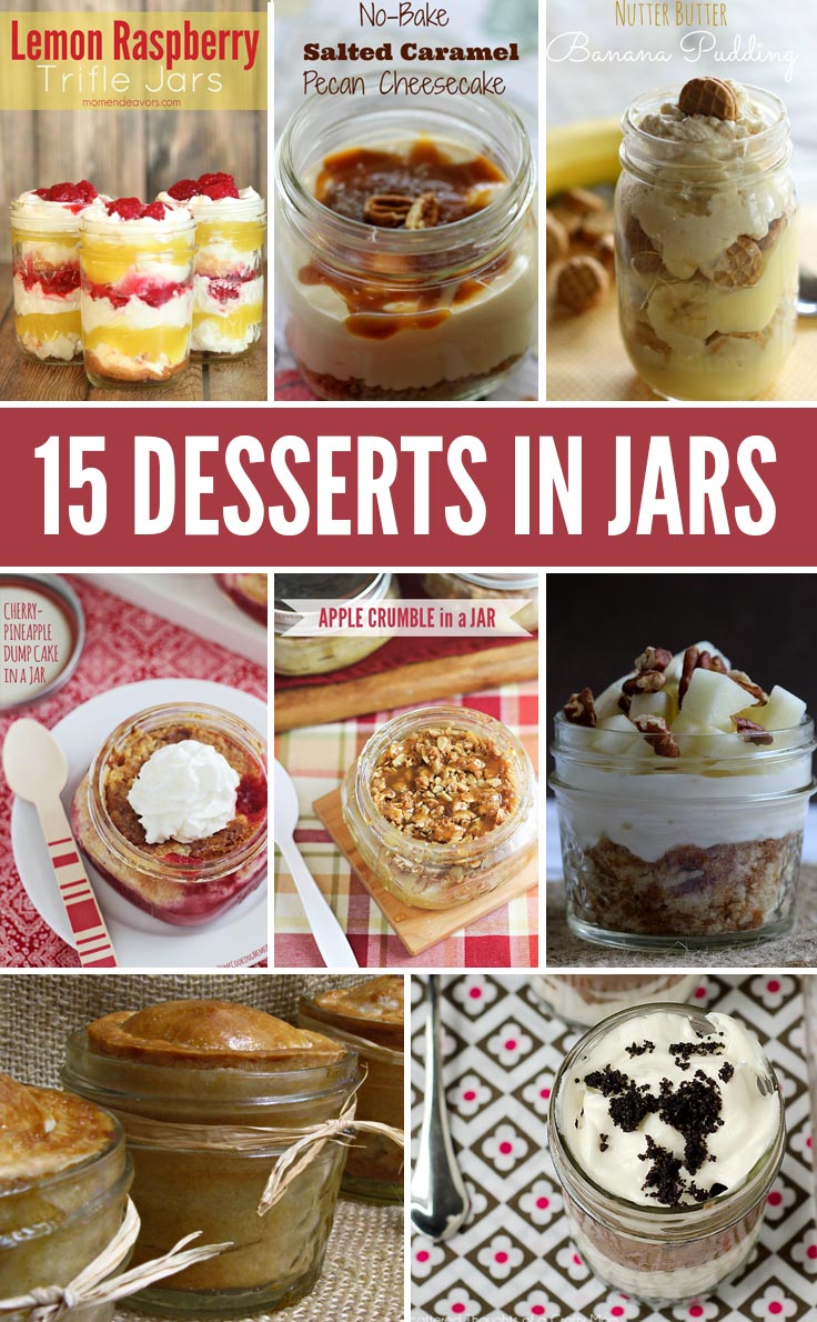 Crafts with Jars 15 Desserts in Jars