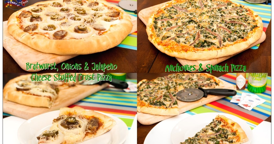 Pinay In Texas Cooking Corner: New York Style Pizza: Cheese Stuffed