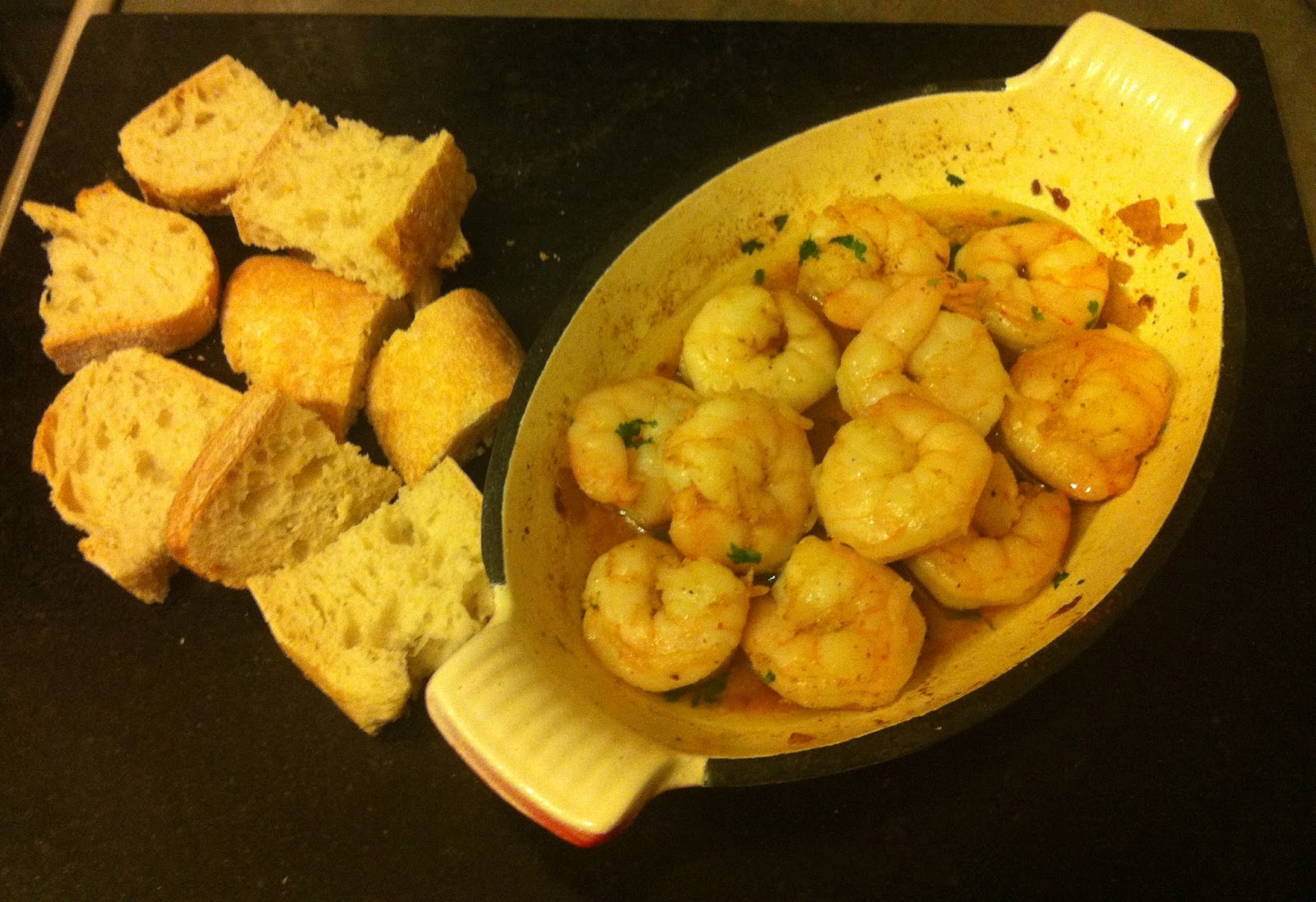 Don Victor's Homemade Spanish Cuisine 14 SIZZLING PRAWNS IN GARLIC