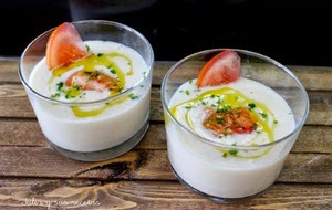 Crema de ajo blanco