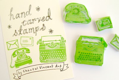 Making Your Own Fabric Labels (& Carving Your Own Stamps