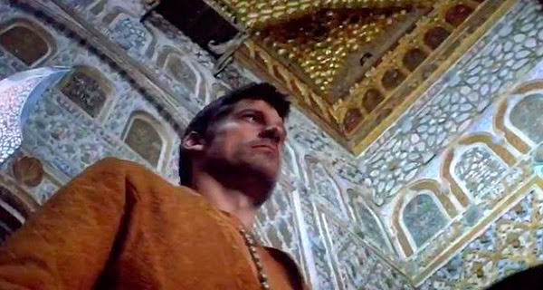 Jamie Lannister en la Sala de los Embajadores del Real Alcázar de Sevilla