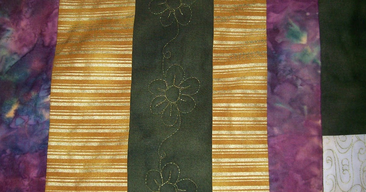 Color Me Quilty Free Motion Quilting with METALLIC Thread!