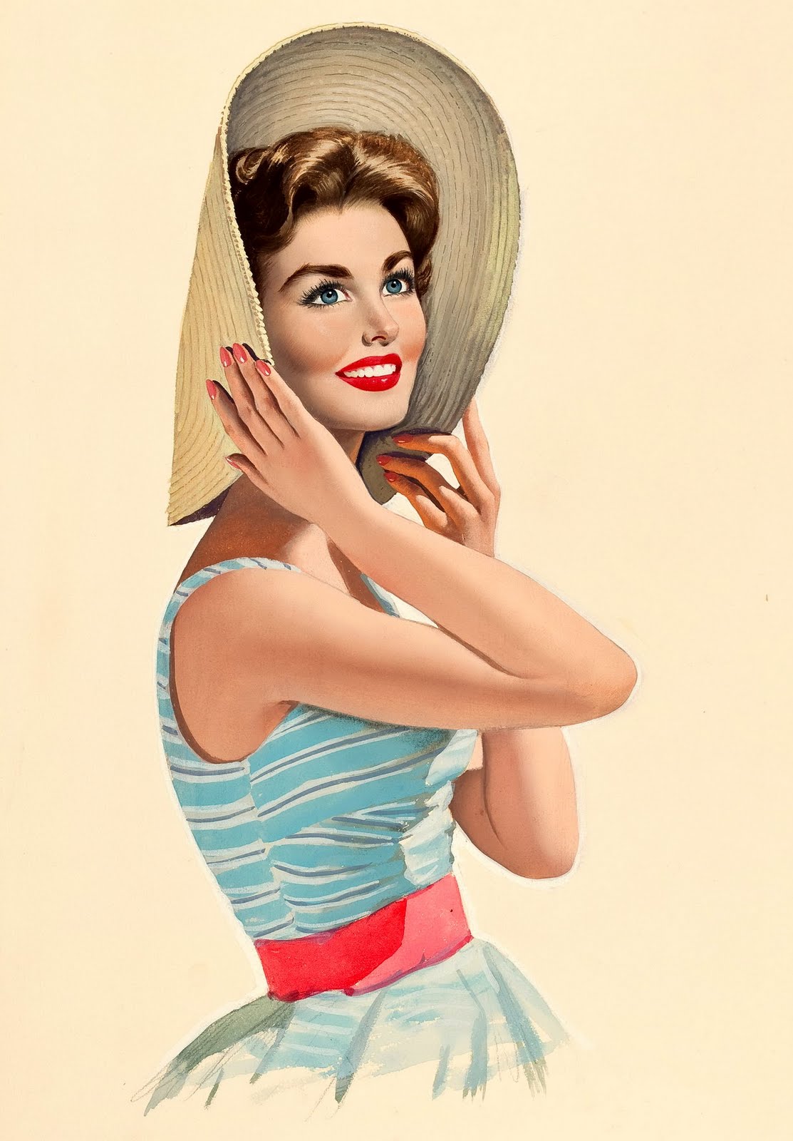 Vintage Drawings – Pin Up and Cartoon Girls Art | Vintage and Modern