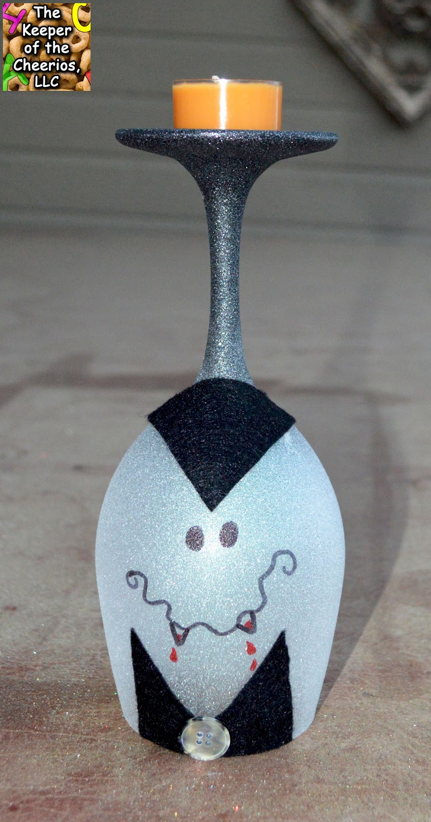 Halloween Wine Glasses (Candle Holders)