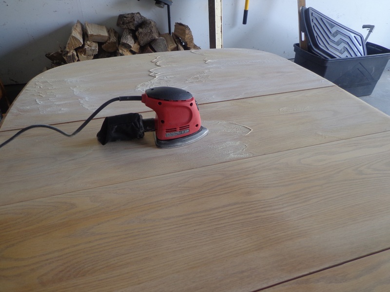 All Things that Make a House a Home...... Refinishing an oak dining