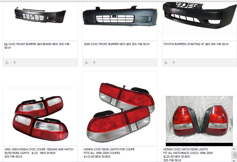 Auto Body Parts. Get it Cheap! Get it Delivered! Honda Civic Bumpers