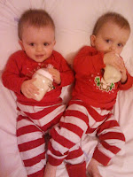 Twin's first Christmas Eve