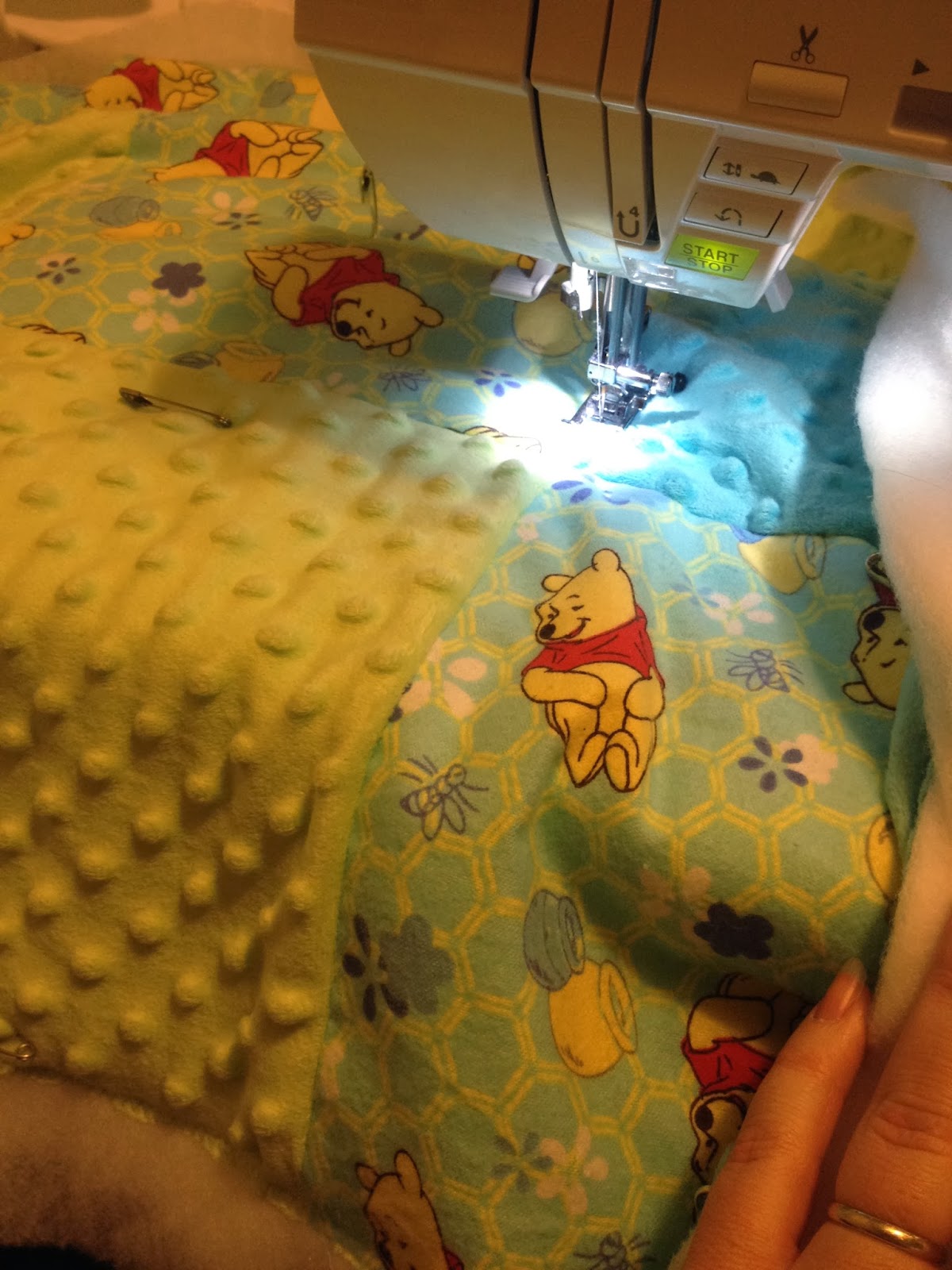 Pitcher Family Adventures Crib Blanket Tutorial