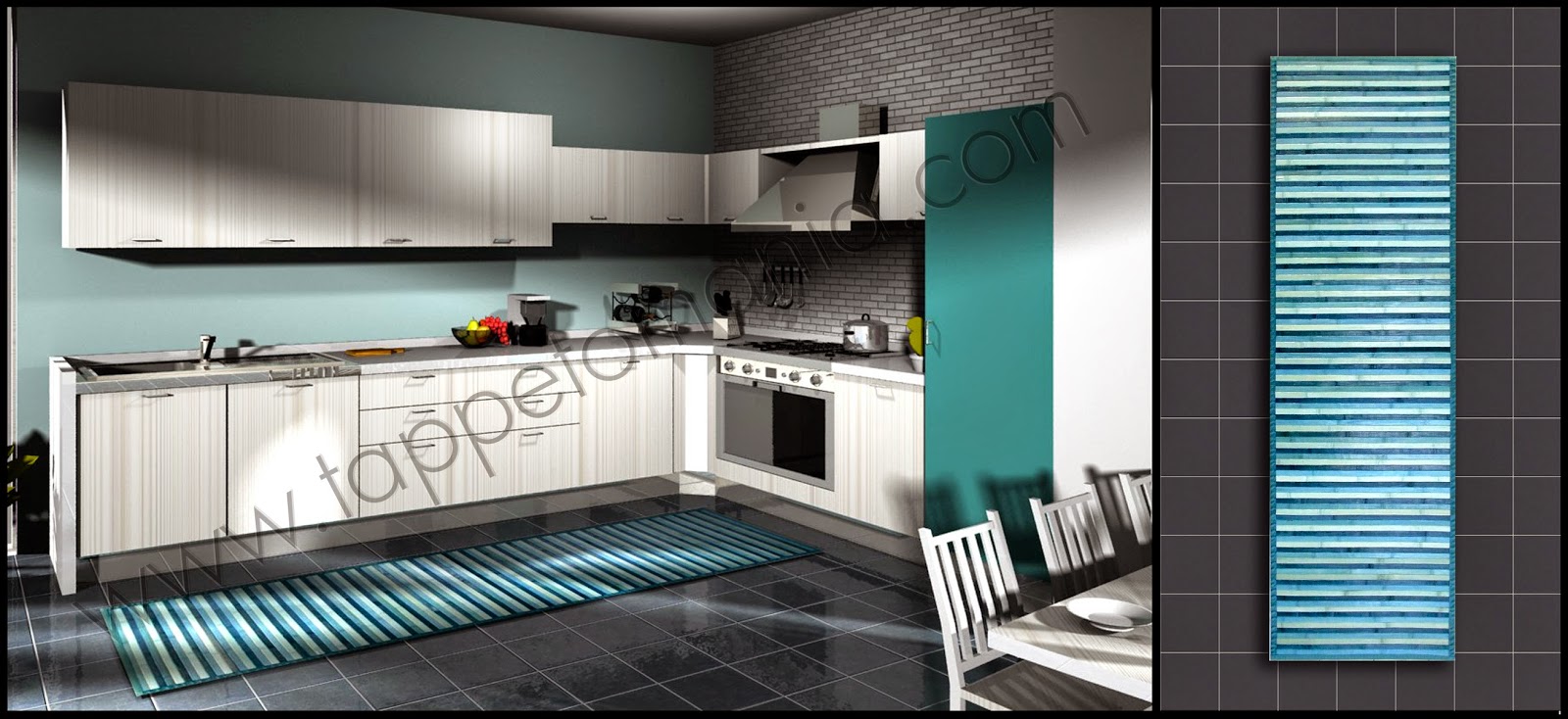 Tappetini Puzzle TecTake - Set Da 12 Pezzi Espandibili Per Palestra, Bambini E Garage - Foto 2