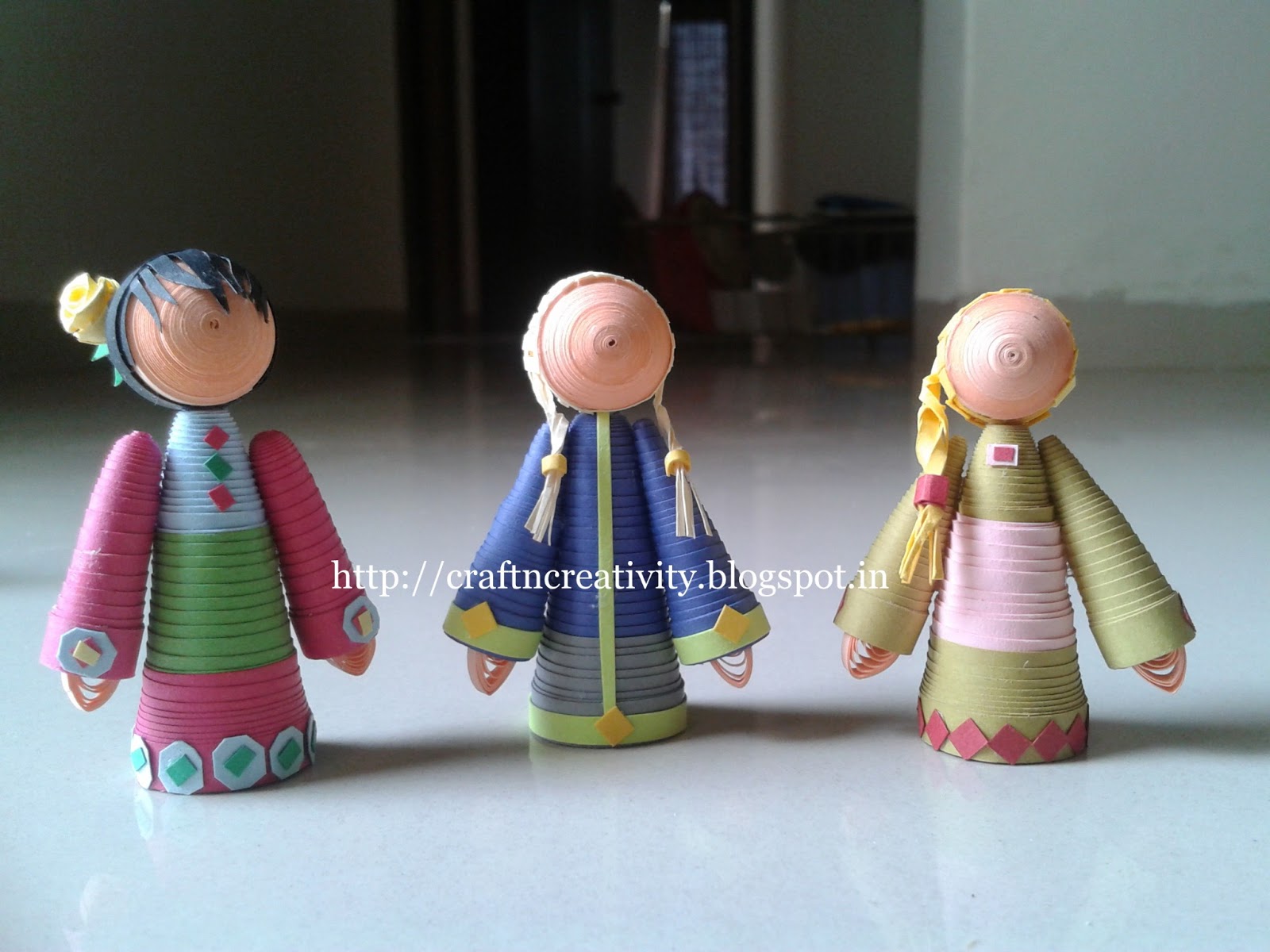 Craft n Creativity... Quilled Dolls........