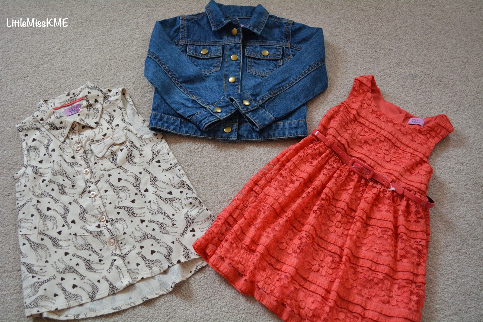 tesco girls denim jacket