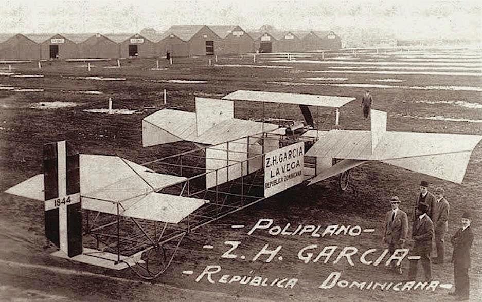 Zoilo Garcia el dominicano que diseño y construyó un avión en el año