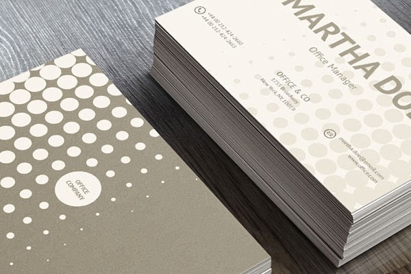 business card template